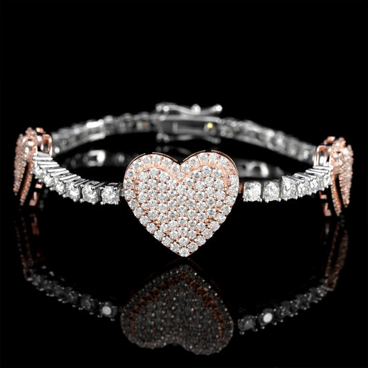 Heart VVS Tennis Bracelets